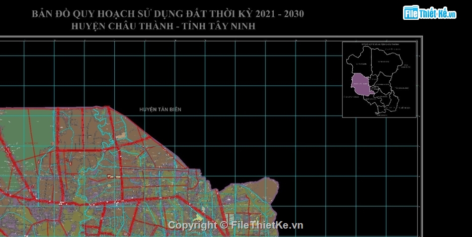 Bản đồ quy hoạch sử dụng đất,Quy hoạch sử dụng đất huyện Châu Thành,Bản đồ quy hoạch Châu Thành,bản đồ quy hoạch Tây Ninh